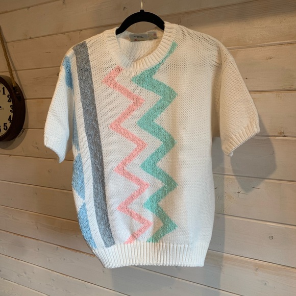 Knit-Set | Vintage Pastel Knit Sweater - Picture 1 of 6